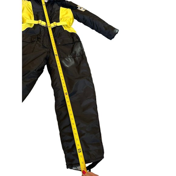 Vtg Walls Blizzard Pruf Insulated Polaris Snowsuit Faux Fur Collar, Medium - Picture 8 of 16